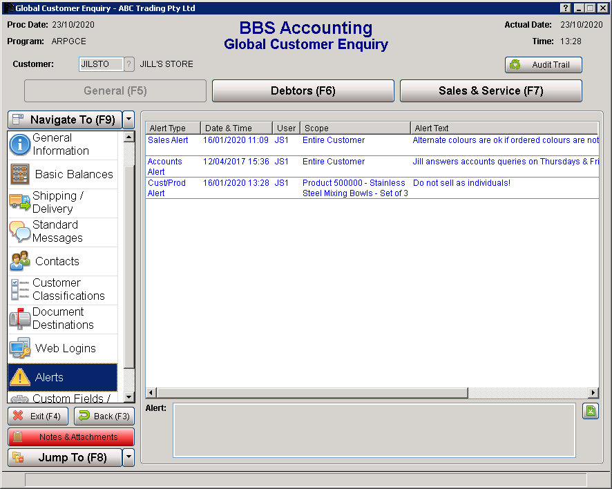 Global Customer Enquiry Screen Global Customer Enquiry Screen