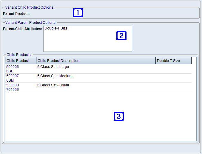 Product Variants Screen Product Variants Screen