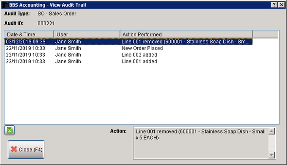 Sales Order Example Sales Order Example